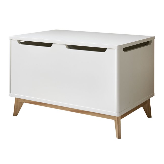 Coffre à jouet CERISE Couleur blanc <span itemprop=