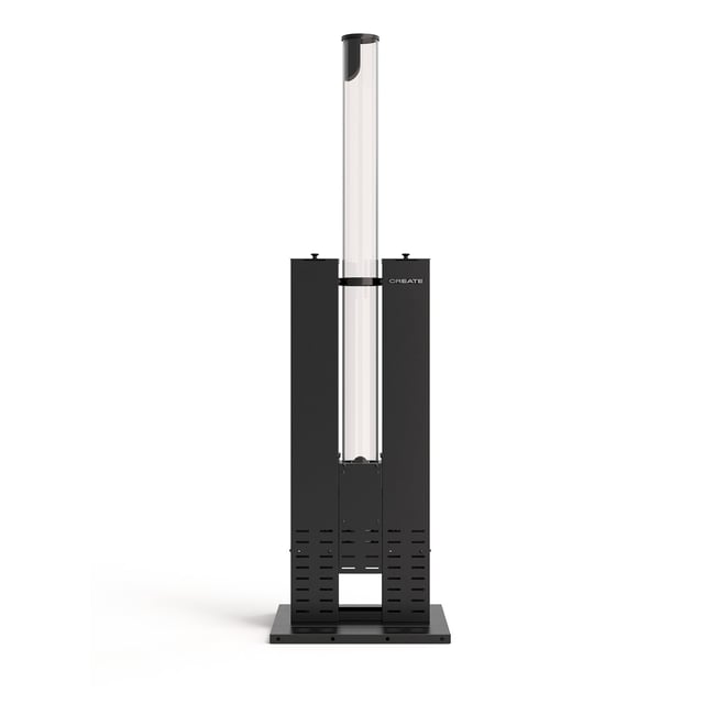 Poêle à pellets extérieur 8,2 kW  FIRE TUBE HEATER noir <span itemprop=
