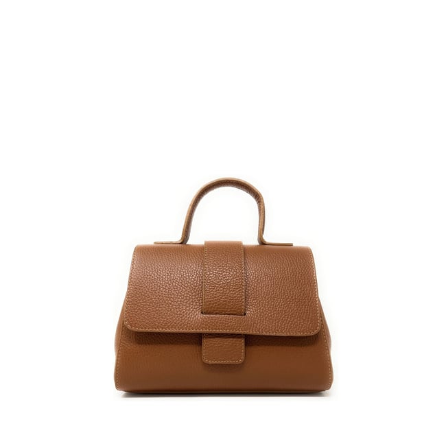 Sac à main bandoulière en cuir grainé SMART - OH MY BAG