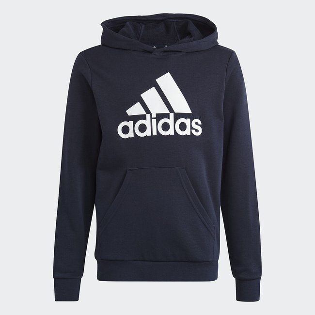 Sweat à capuche bleu marine <span itemprop=