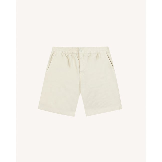 Short élastique CHEVRE écru <span itemprop=