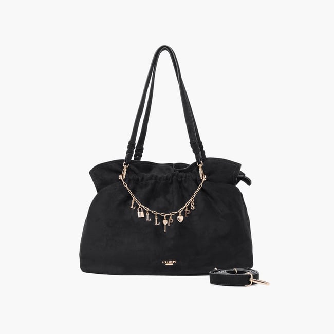Sac shopper M  Teana noir,doré <span itemprop=