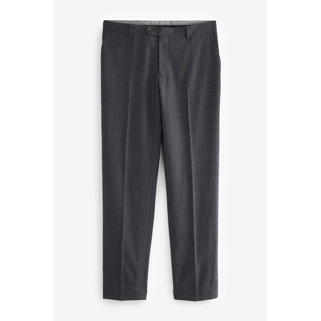 Pantalon de costume aux carreaux gris anthracite <span itemprop=