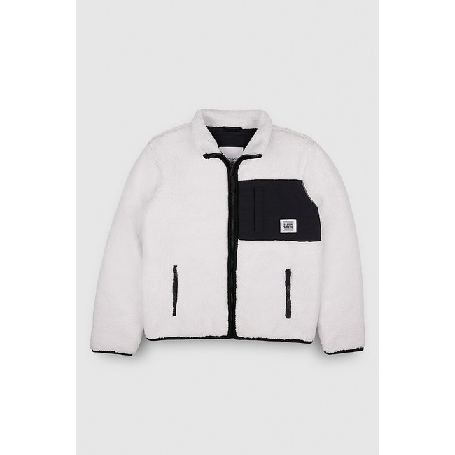 Jacke aus Teddyfleece bunt <span itemprop=