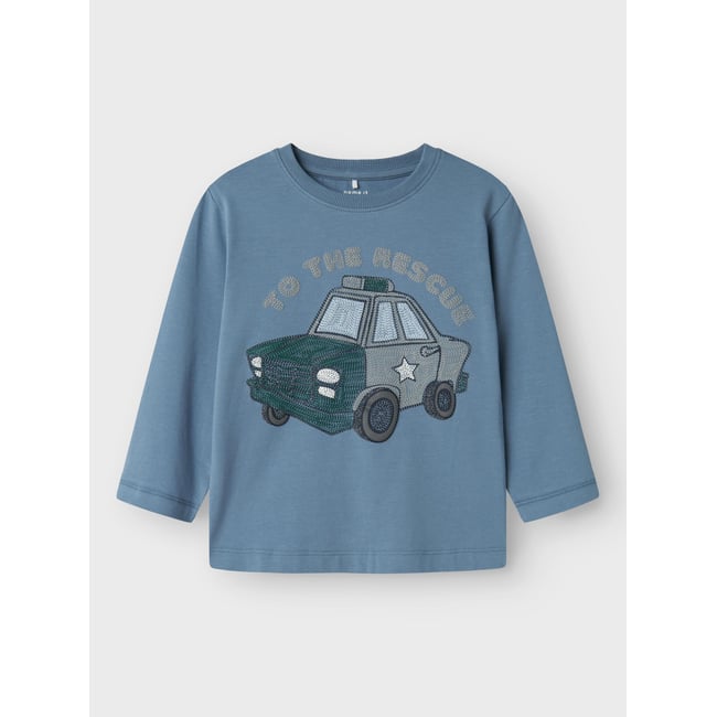 T-Shirt bleu - spring lake <span itemprop=