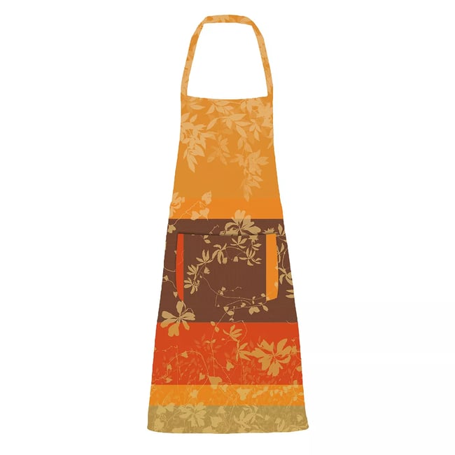 Tablier pur coton enduit MILLE LIERRES automne <span itemprop=