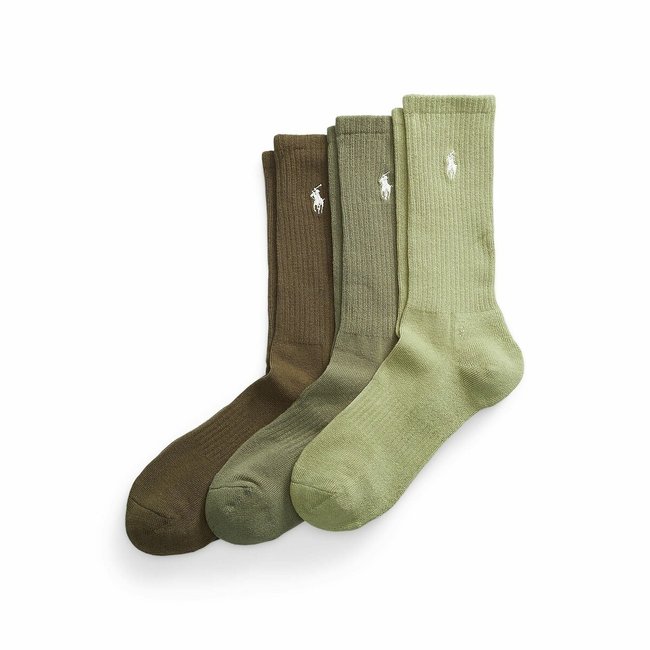 Confezione da 3 paia di calze alte verde POLO RALPH LAUREN