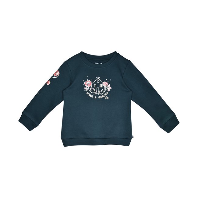 Tshirt mado interlock manches longues les grands de sucre d'orge bleu <span itemprop=