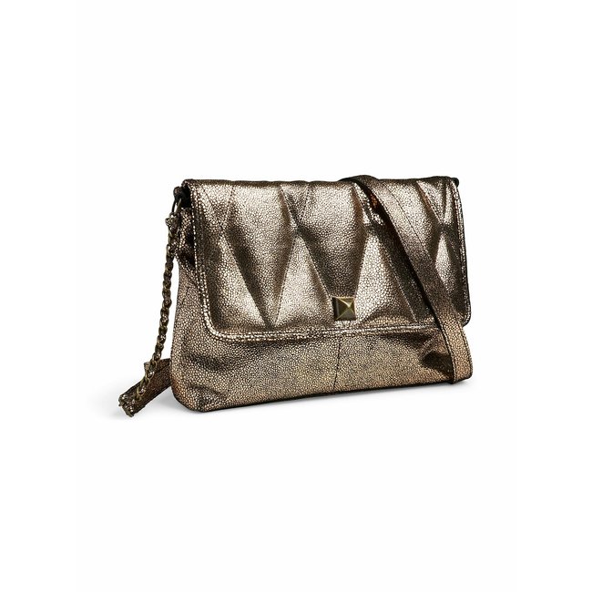 Sac à main en cuir Jami cuivre <span itemprop=