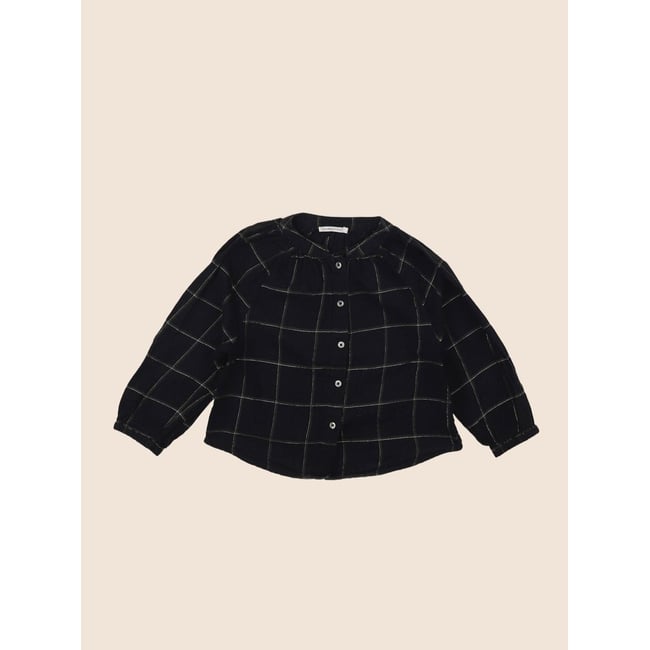 Blouse - Etat satisfaisant noir, or <span itemprop=