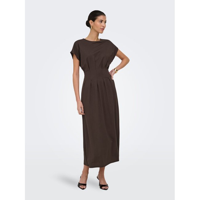 Robe JDYREBEKKA Robe midi chocolate brown <span itemprop=