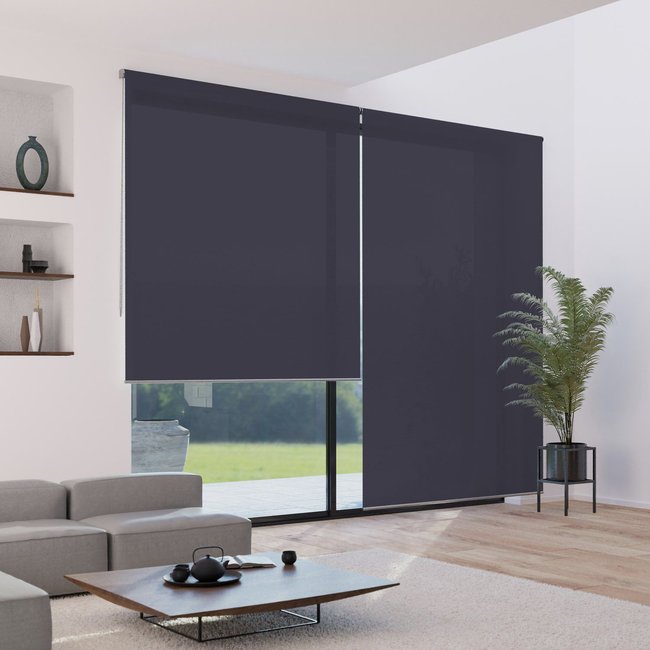 Store enrouleur voile tissu mesh - gamme Must - MADECOSTORE