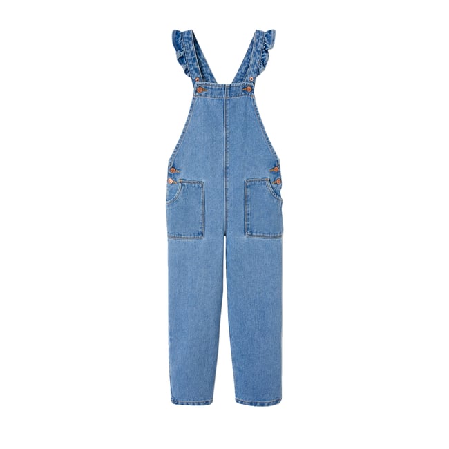 Salopette Homme En Denim Vintage – Coupe Régulière, Multipoches, Bretelles Réglables – Style Décontracté Streetwear