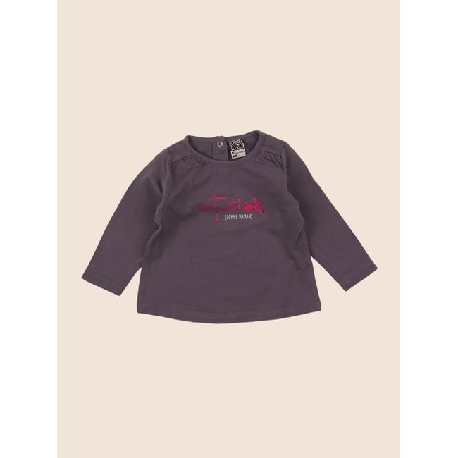 Tee-shirt - Très bon état gris <span itemprop=