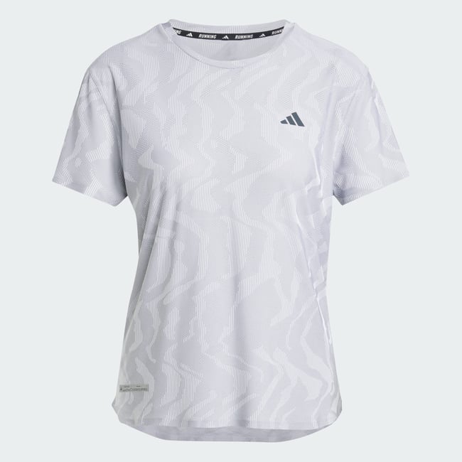 T-shirt de running technique Ultimate HEAT.RDY halo silver <span itemprop=