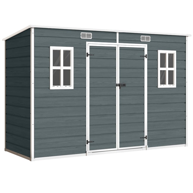 Abri de jardin PP Gris gris <span itemprop=