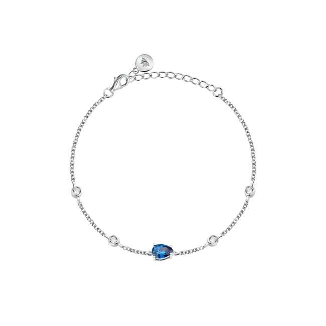 Bracelet TESORI blanc bleu <span itemprop=