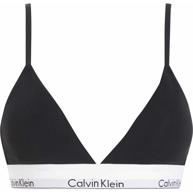 Modern Triangle Bra in Cotton Mix, black, CALVIN KLEIN UNDERWEAR