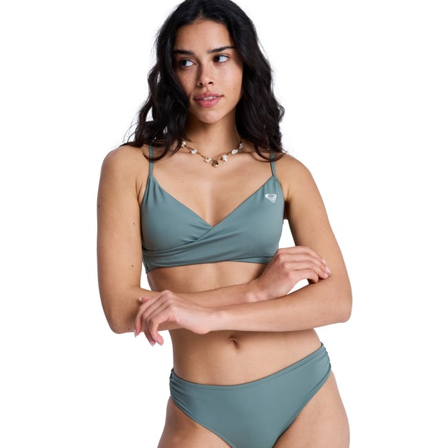 Haut de maillot de bain bikini bralette SOLID ESSENTIALS WRAP BRA. - ROXY