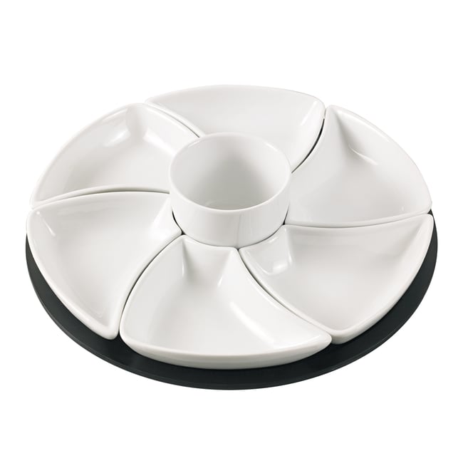 Service apéritif Hélice 8 pièces 30 cm Couleur v002227 <span itemprop=