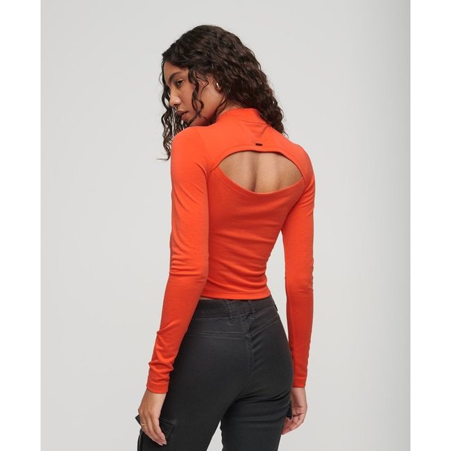 Haut à manches longues et dos ouvert - SUPERDRY