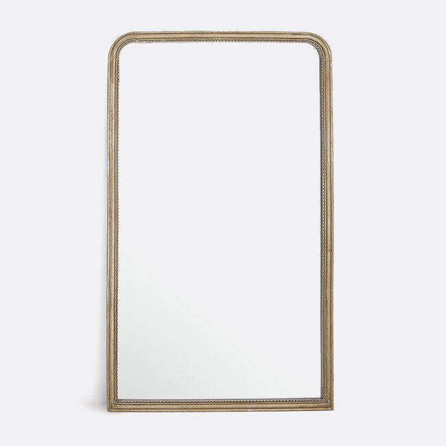 Miroir en manguier massif 120 x 200 cm, Afsan Couleur doré vieilli <span itemprop=