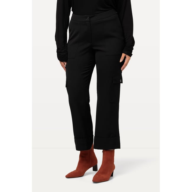 Ulla Popken Mezclilla Estrecha Marlene Mandy Jeans, Azul Oscuro, 32W / 32L Para Mujer