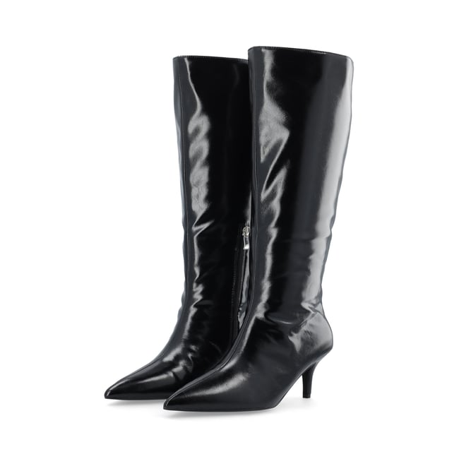 Bottes Au Genou noir - blackpratia1 <span itemprop=