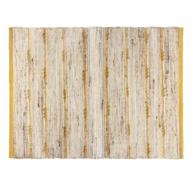 Tapis Jute 60x90  Ray Noir Couleur v002238 <span itemprop=