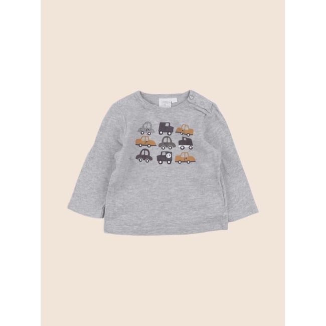 Tee-shirt - Très bon état gris <span itemprop=