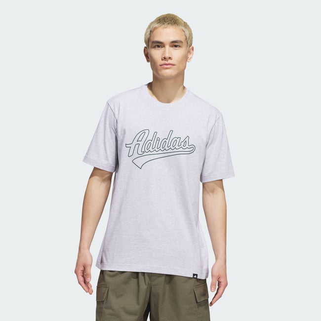 T-Shirt Graphique Varsity Tailsweep light grey heather <span itemprop=