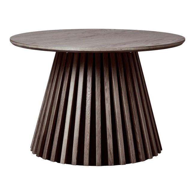 Table basse ronde en chêne moderne AMSTERDAM - PIER IMPORT