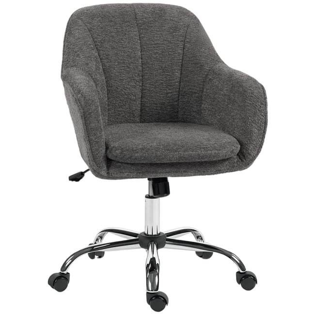 Chaise de bureau Flanelle neige (100 % Couleur gris <span itemprop=