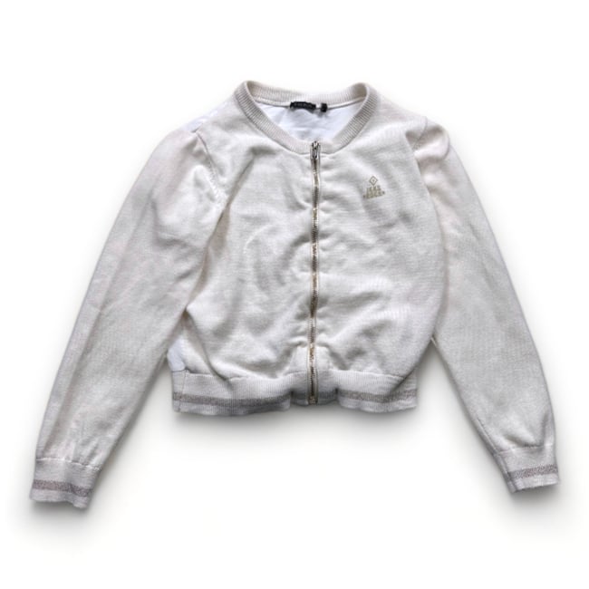 Cardigan enfant - Très bon état blanc <span itemprop=