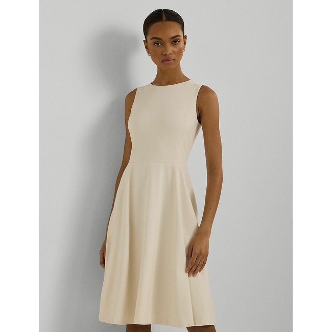 Платье без рукавов экрю LAUREN RALPH LAUREN