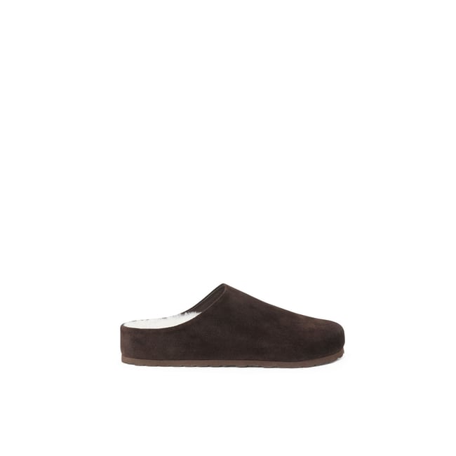 Sandale Plate en cuir IGLOU cafe <span itemprop=