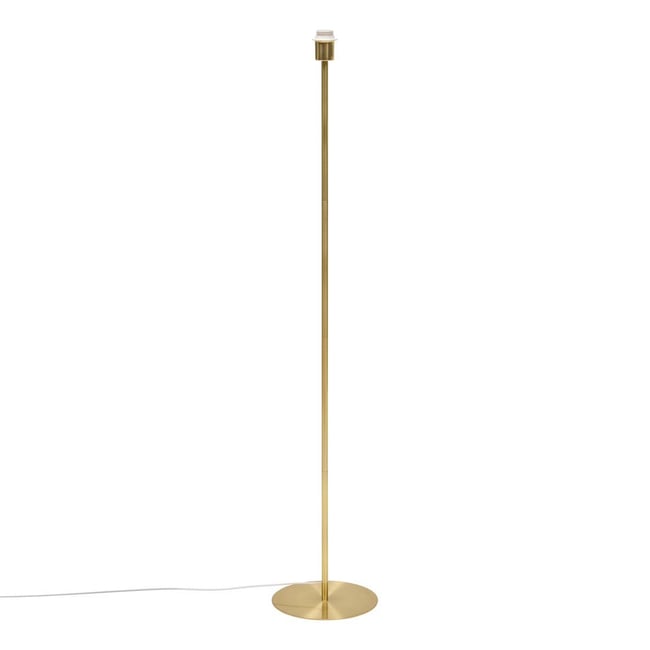 Pied de lampadaire en acier GALIA Couleur doré <span itemprop=