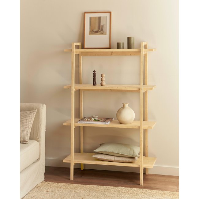 Bibliothèque en bois d’épicéa, Marlene - HANNUN