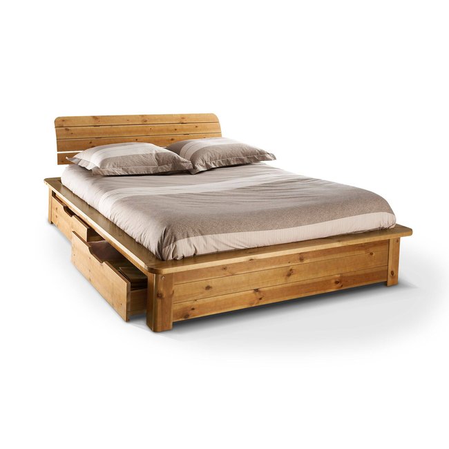 Lot de 2 tiroirs - TANIA Couleur bois fonce <span itemprop=