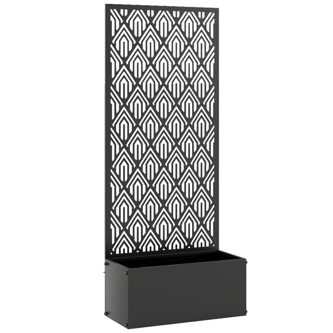 Parterre multifonctionnel Métal Noir Couleur noir <span itemprop=