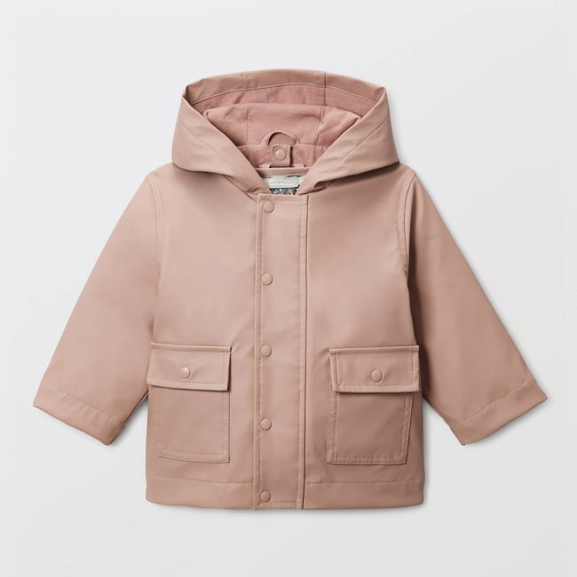 Ciré à capuche 3 en 1 avec doudoune amovible et polaire babyblush <span itemprop=