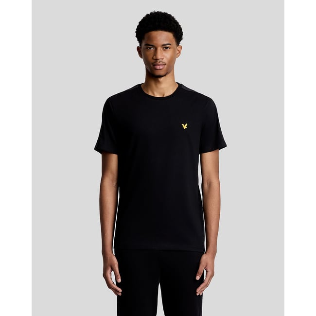 T-shirt Sports jacquard noir jais <span itemprop=