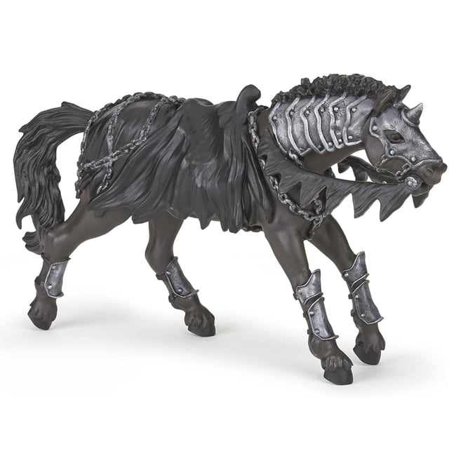Figurine Cheval fantastique noir <span itemprop=