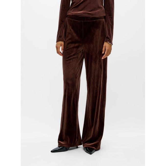 Pantalon À Jambe Ample marron - seal brown1 <span itemprop=