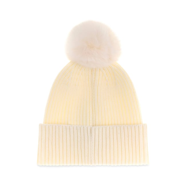 Bonnet Tricoté Amorette blanc <span itemprop=