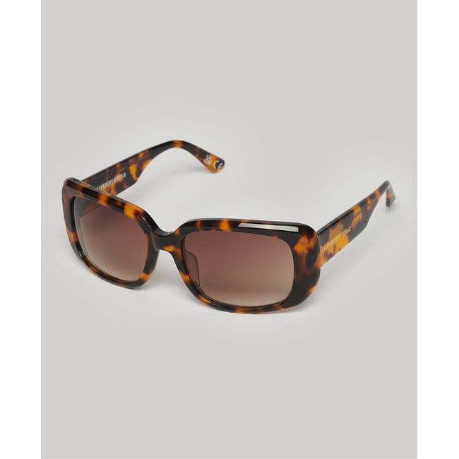 Lunettes de soleil SDR Dunaway tortue/marron foncé en dégradé <span itemprop=