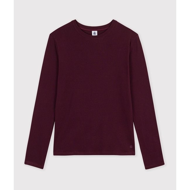 T-shirt col rond, manches longues - PETIT BATEAU