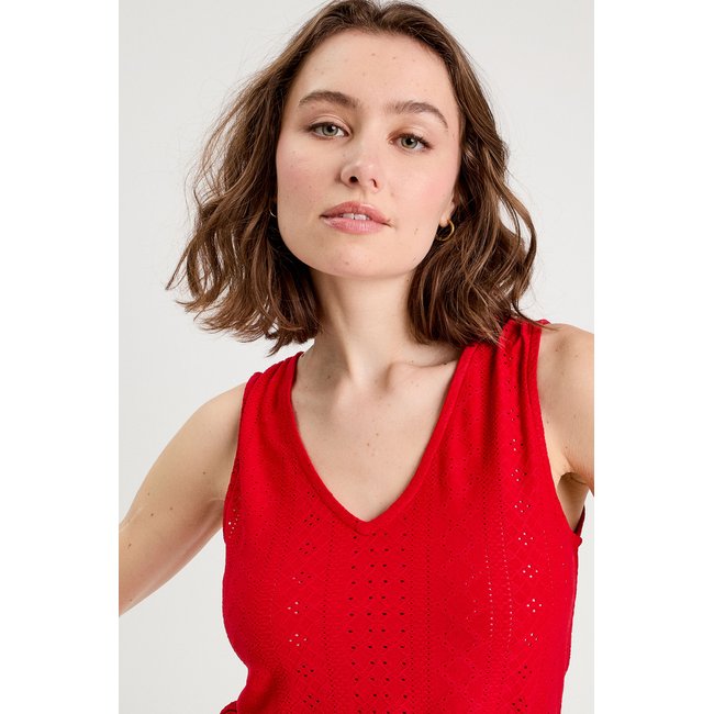 Débardeur broderie anglaise - CACHE CACHE