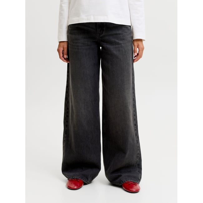Jean À Coupe Large black denim <span itemprop=
