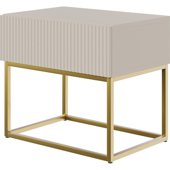 Table de chevet façade rainurée VELDIO - RECOLLECTION